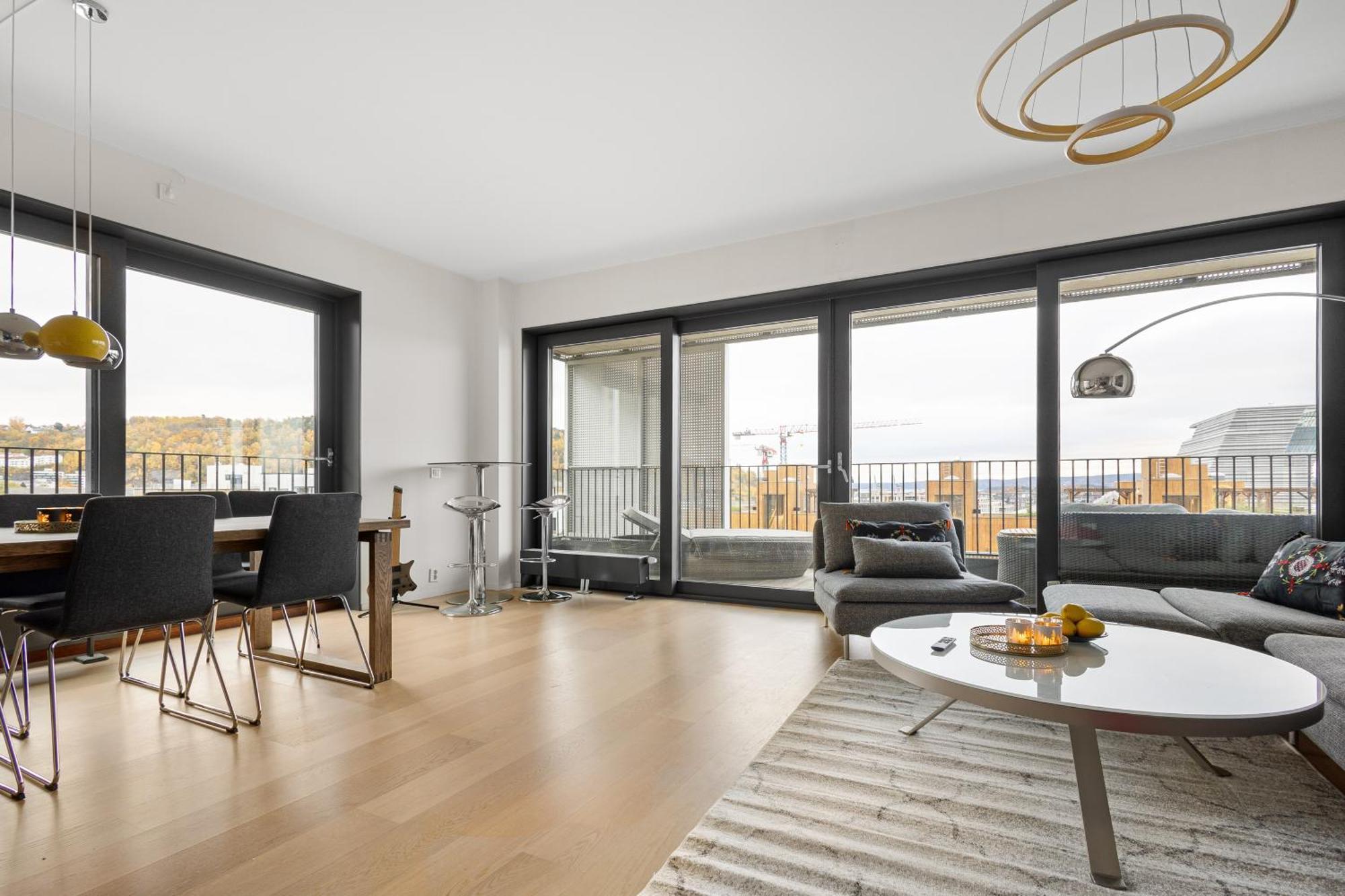 Spacious Modern 3Br Apartment At Central Oslo Barcode Экстерьер фото