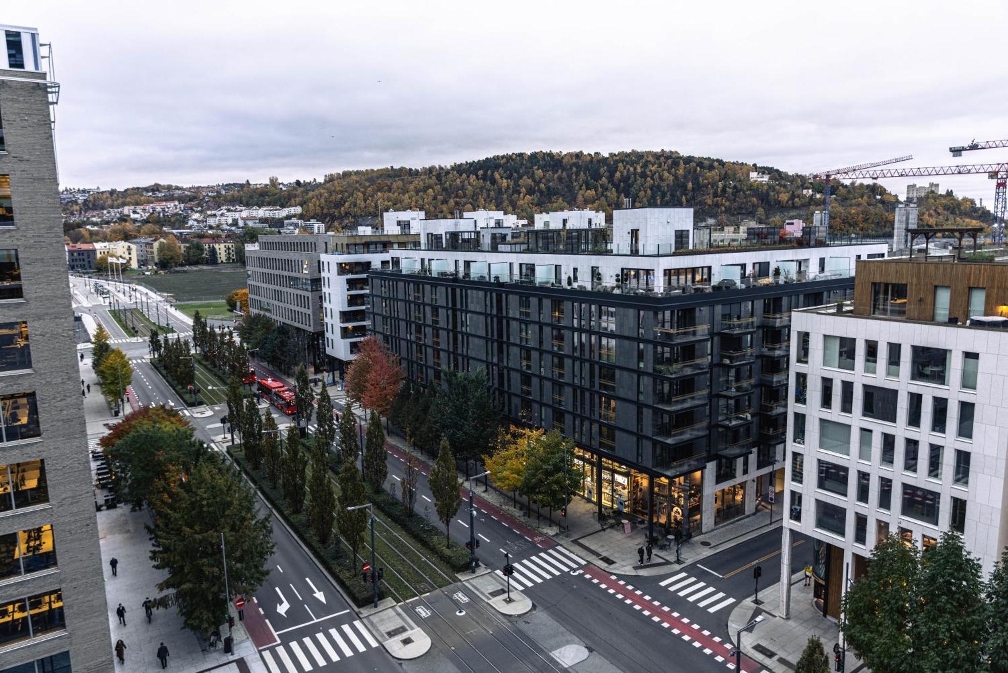 Spacious Modern 3Br Apartment At Central Oslo Barcode Экстерьер фото