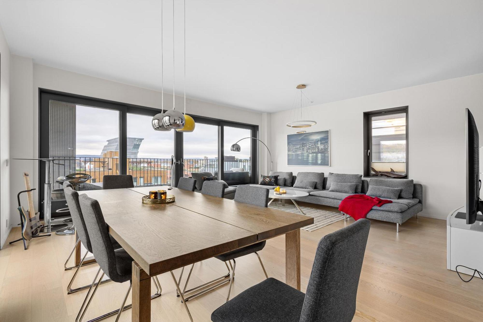 Spacious Modern 3Br Apartment At Central Oslo Barcode Экстерьер фото